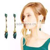 New Alloy Painting Colors Flower Design Choker Necklace& Earrings for Women thumbnail-2