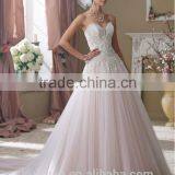 Top Quality China Factory Made French Lace Wedding Dresses Vestidos de Noiva thumbnail-1