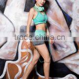 Ladies Plain Compression Sport Bra Pattern With Beautiful Colors Tape thumbnail-3