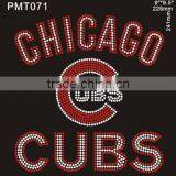 Hot Fix Motif Chicago CUBS Rhinestone Transfer Wholesale thumbnail-4