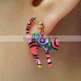 South Korean Allergy Free Candy Series Earrings,cars&plane Shape Earrings,animal Style Earring thumbnail-4