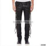 Biker Jeans Fashion Denim Trousers(LOTK124) thumbnail-2