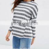Textured Stripe Rib Custom t Shirt Wholesale China thumbnail-3
