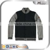 Custom Varsity Football Jacket Black With Patch thumbnail-1