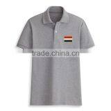 Embroidery Flag Bulk Polo Collar Design 100 Cotton Most Popular Color T-shirt thumbnail-3