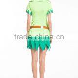 Walson Clothes Apparel Green Witch Hunter Peter Pan Fancy Dress Fitness Halloween Cosplay Costume thumbnail-3