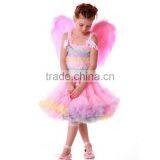 Cheap 2015 Multi Color Summer Boutique Baby Dance Tutu Skirts Chiffon Pettiskirt Tutu Newborn Valentine Petit Skirt Fluffy thumbnail-3