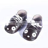 Cute Cat Design Leather Baby Moccasin thumbnail-4