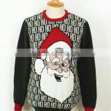 Wholesaler Private Label Christmas Pullover Sample Plain Men's Jacquard Sweater for Sale thumbnail-3