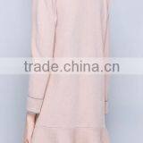 New Season China Factory Mature Ladies v Neck Loose Sweater Dress for Wholesale thumbnail-4