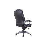 High Back PU Leather With Silver Handle Office Chair thumbnail-3
