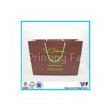 Eco friendly custom printed foil shopping gift paper bag with logo print