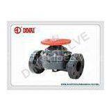 GR-PP Weir Type Flange Plastic Diaphragm Valve, ANSI#150,JIS10K,DIN 1/2\