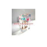 Wholesale Natural Flower Inside Lucite Acrylic Resin Paperweights, So Vivid Gift