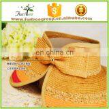 Foam Sun Visor Hats Cotton Straw Sun Visor Caps for Women thumbnail-6