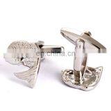 Sliver Plating Carp Fish Fashion Brand Design Shirt Cufflinks thumbnail-4