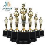 High Quqlity OSCAR 3D Person Shape Zinc Alloy Sports Custom Finisher Medal Wholesale Trophy