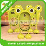 Creative With Lovely Ringing the Bell Big Eye Frog Cartoon Alarm Clock thumbnail-1
