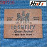 Custom Leather Clothing Labels