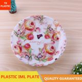 TX0303 DISPOSABLE IML PLASTIC WAVE EDGE PLATE FOOD PLATE PLASTIC TRAY