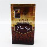 Airtight Food Grade Coffee Tin Cans /rectangle Coffee Tin Boxes thumbnail-6