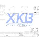 Ultra Thin 37*3.7*0.35 Waterproof Chip Touch Key Tact Switch thumbnail-2