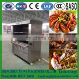 Cheap price gas power meat roasting machine/CE Best price barbecue charcoal chicken grill machine steak grill machine for sale