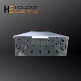 High Quality Steel Hot Dipped Galvanized Small Ventilated or Perforated Though Type Cable Tray thumbnail-4