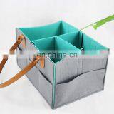Amazon Hot Sale Multi-function Felt Baby Diaper Bag Caddy Organizer thumbnail-3