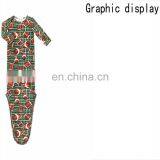Infant&Toddler Brushed Silkmilk Flower Printing Baby Navy Sleep Gown Clothes Wholesale Baby Girls Sleeping Bags. thumbnail-1