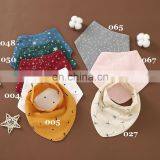Custom Organic Cotton Super Soft High Absorption Baby Bibs Bandana thumbnail-2