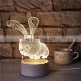 3D LED Night Light Optical Illusion Desk Table Lamp thumbnail-2