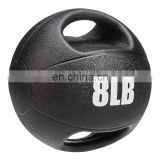 Harbour 8LB Rubber Leather Medicine Ball Wall Ball with Rope Handle