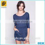 Elastic Cinched Waist Band Jumpsuit With Two Front Pockets thumbnail-2