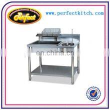 Electric Shaking Commercial Chicken Breading Table /restaurant Fried Chicken Breading Bench thumbnail-3
