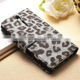 New product luxury flexible wallet leather case for sony s lt26i