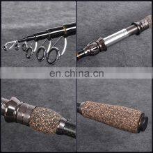 Amazon 1.8/2.1/2.4/2.7m Carbon Spinning Rod And Reel Anti-Winding Telescopic Fishing Rod thumbnail-3