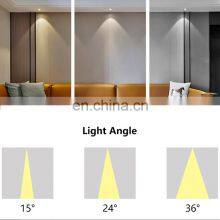 Modern Indoor Lighting Aluminum Square Recessed Housing School COB 12w Led Spotlight thumbnail-5
