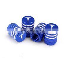 Aluminium Valve Stem Caps for Tesla Model 3 S X Y Tire Decorative Valve Caps for Tesla Accessories 4PCS/SET thumbnail-5