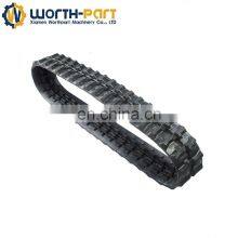 Best Selling Products Small Robot Snowblower Rubber Track Crawler Chassis Tracks With Suspension for Sale thumbnail-2