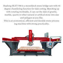 Hualong Infrared Stone Cutting Machine Granite Marble Bridge Saw for Natural Artificial Stone Countertop Slab With PLC Program thumbnail-3