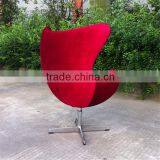 Hot Sale Arne Jacobsen FRP Fabric Egg Chair Quality Choice thumbnail-3