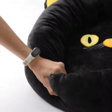 Meow Love Cat Ears Fall and Winter Thickened Plush Pet Litter Warm Deep Sleep Removable Kitten Bed Cute thumbnail-2