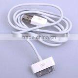 White USB Mobile Date Cable for Iphone