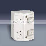 Weather Proof Power Outlet With Switch (Twin) IP53 SAA thumbnail-1