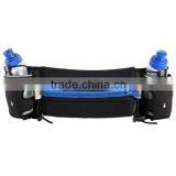 Hydration Belt for Runners, Water Bottle Belt With Waist Pack & Earbud Access, Fits Large Smartphones I.e. w/ 2 BPA Free 10oz Bo thumbnail-1