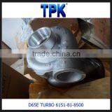 6D125,6D125-1,6D125E-2,S6D125,S6D125-1 Turbocharger 6151-81-8500 thumbnail-1