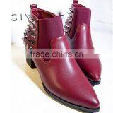 Rivet Low Heel Snow Woman Pointed Infant Snow Cheap Boots thumbnail-2