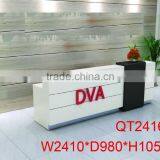 High Quality Modern Style White Reception Desk Factory Sell Directly QT2416