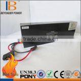 RoHS/CE /UL best safe lithium ion high capacity lithium polymer battery ebike battery pack with charger and internal BMS